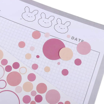 School Supplies Planner Album Self-adhesive Decorative Decals Label Stickers Stationery Stickers Diary Scrapbooking Stickers