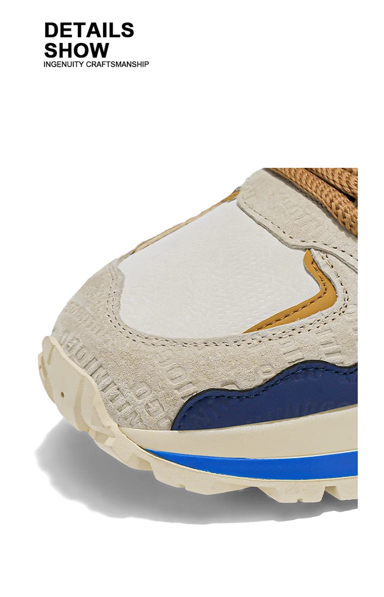 2025 Trend Print Mens Fashion Shoes Design Chunky Men Casual Sneaker Breathable Platform Sneakers Male Running Jogging Shoes