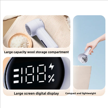 Electric Lint Remover USB Rechargable Cloth Fabric Shaver Fluff Pellet Remove Machine for Clothes Sweater Hairball Trimmer