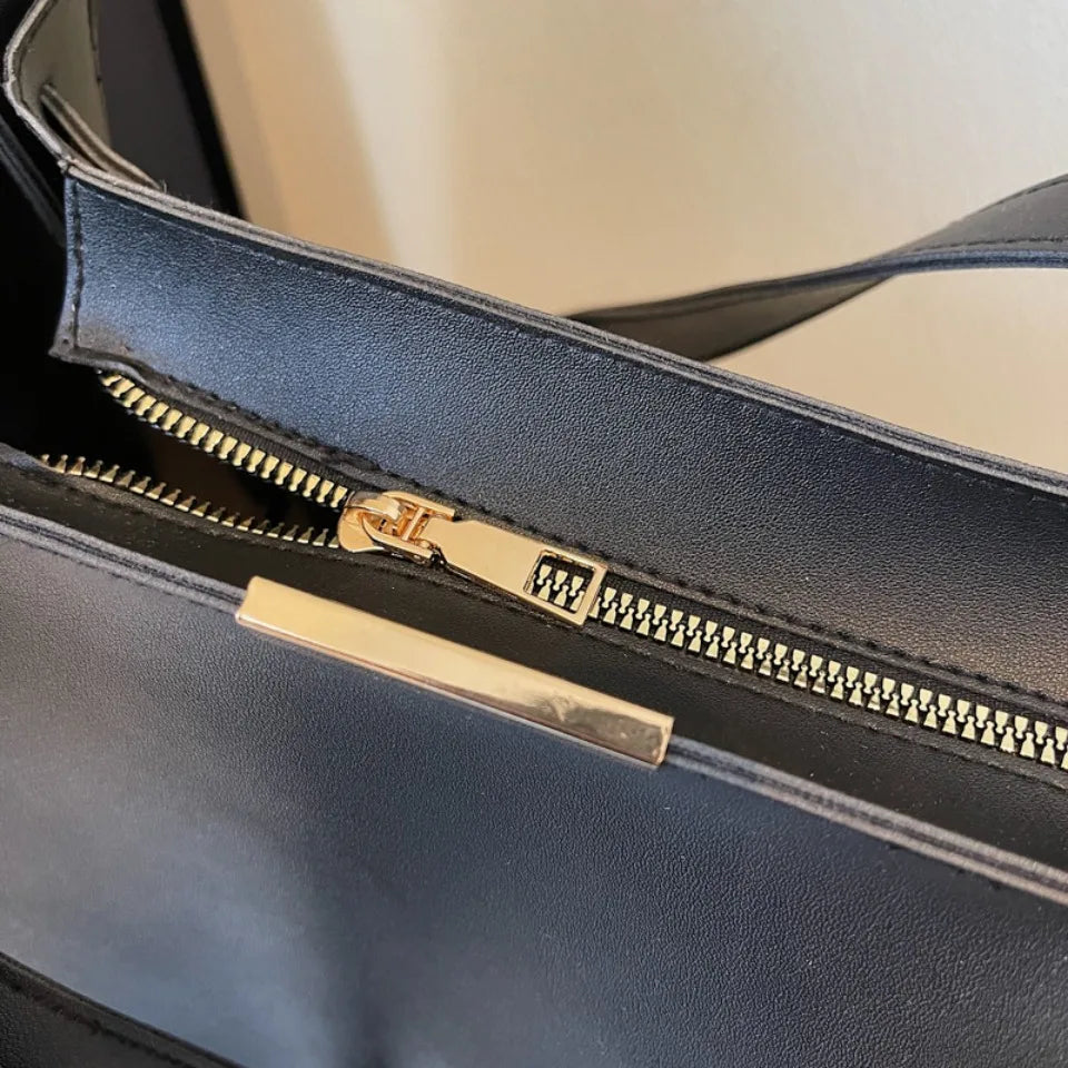 Big Shoulder Hand Commuting Bags for Women Large Capacity Drawstring Bucket Shopping Totes Top-Handle Bag 2025 Latest Handbags