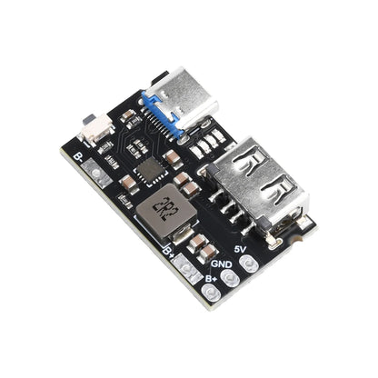 5V TYPE C + USB A 2.4A Charger Discharger Module Single Lithium Battery Charger Board Supports Charging And Discharging