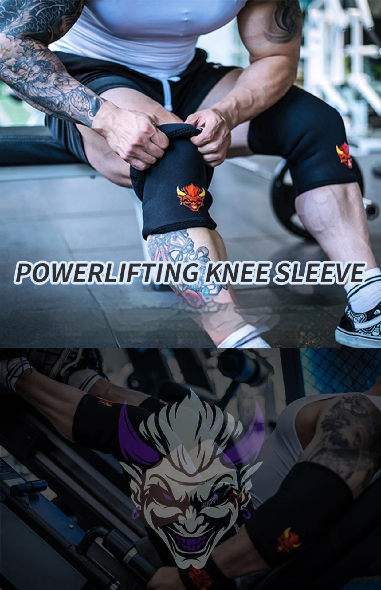 1 Pair Fitness Powerlifting Knee Pads Squat Support Weightlifting Knee Sleeve Strength Lifting Pads Gym Training Knee Covers