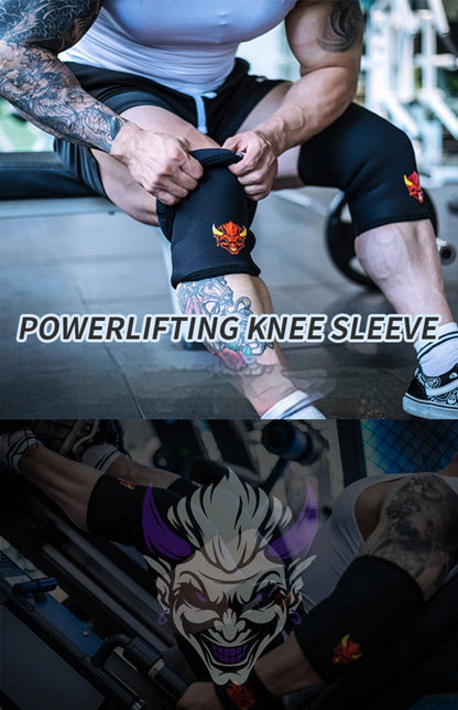 1 Pair Fitness Powerlifting Knee Pads Squat Support Weightlifting Knee Sleeve Strength Lifting Pads Gym Training Knee Covers