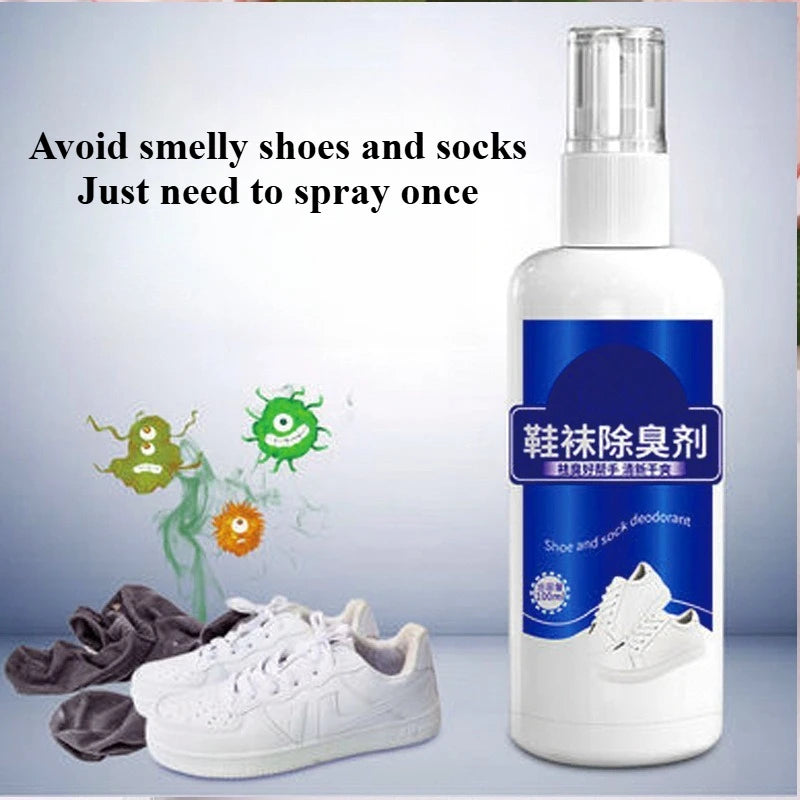Shoe Socks Odor Removal Spray Foot Odor Shoes Stink Remover Footwear Deodorant Antibacterial Antiperspirant Freshener Feet Care