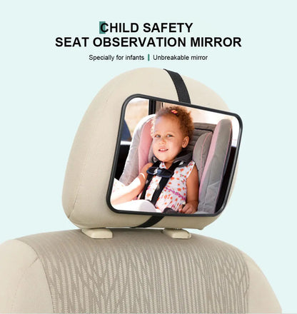 SEAMETAL Car Rearview Mirror Baby Mirrors For Safety Interior Mirror Universal Car Seat Headrest Mirror Monitor Child Baby