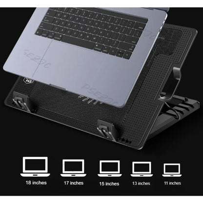 Laptop Cooling Base Is Suitable for 10 Inch/17 Inch Notebook Coolers with Adjustable Lifting and Strong Wind Power