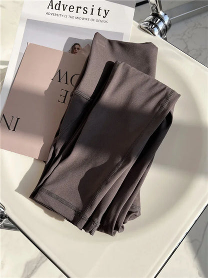 No need wear Underware Yoga Sport Pant Fitness Workout Tights and Soft Women High Waist Running Gym Leggings