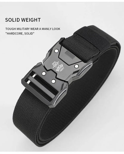 Tactical Belt Quick Release Elastic Belt Casual Tooling Training Belt Men's Trousers Belt