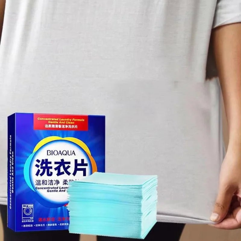 40-120Pcs Efficient Detergent New Fragrance Formula Strong Deep Cleaning Detergent Easy Dissolve Laundry Soap Tablets