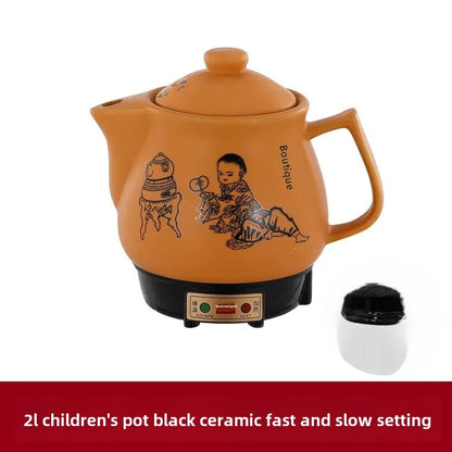 Shanyoujia Ceramic One-Piece Electrochemical Health Pot Automatic Boiling Medicine Pot Insulated Electric Heating Pharmacy Pot
