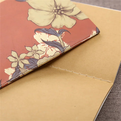Notebook Kraft Cover Vintage Diary Blank Stationery Planner Writing Paper for Students School Office Supplies