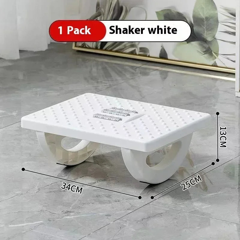 Office foot pedals, placed under the desk, can swing 180 degrees to activate the feet and relieve leg stiffness