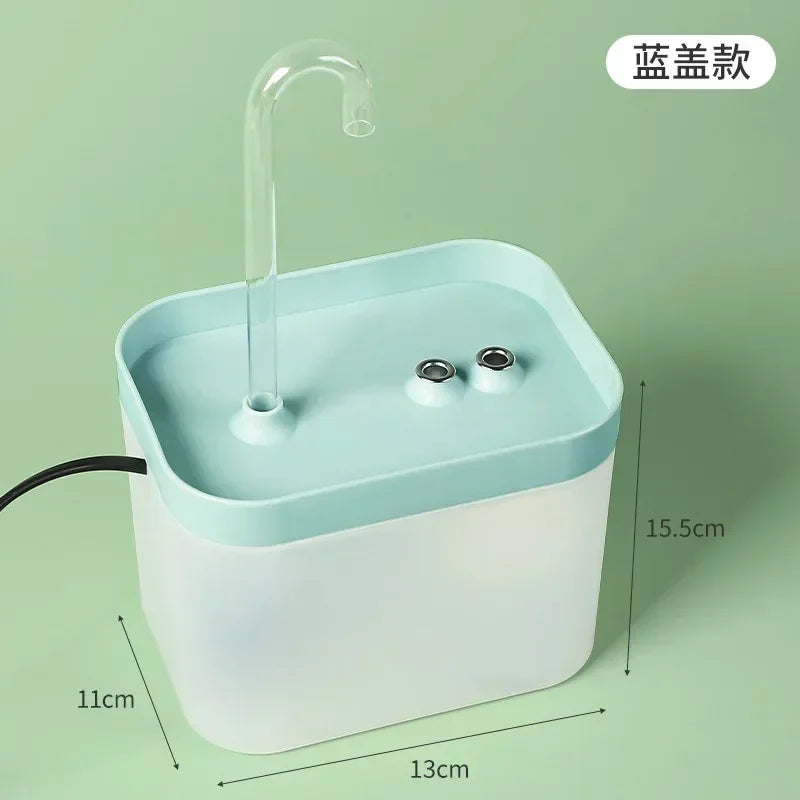 Cat Water Fountain Auto Filter USB Electric Mute Cat Drinker Bowl 1.5L Recirculate Filtring Drinker for Cats Pet Water Dispenser