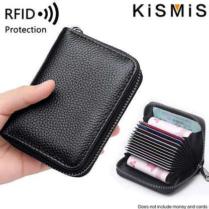 RFID Blocking Aluminum Card Case - Credit Card Protector, Business Card Holder, Metal ID Organizer Wallet, 6 Slots for Women,Men