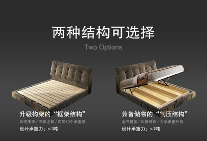 King Size Queen Double Beds Base Frame With Head Board Luxury Daybed Full Size 180x200 Double Bed Twin Home Bedroom Furniture