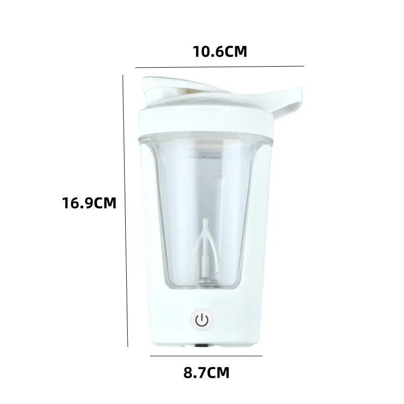 450ML Blenders Cup Electric Mixing Cup Portable Protein Powder Shaker Bottle Rechargeable Coffee Milk Cup Sports Fitness Kettle
