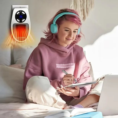 500W Portable Heater Electric Heater with Adjustable Thermostat Timer and Led Display Home Electric Heater Household Appliances