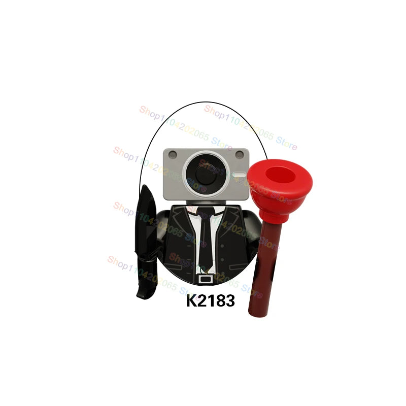 Hot Game Building Blocks Skibidi Toilet Accessories TV Monitor Cameraman Speakman Figures Toys KDL829 KDL826 KDL828