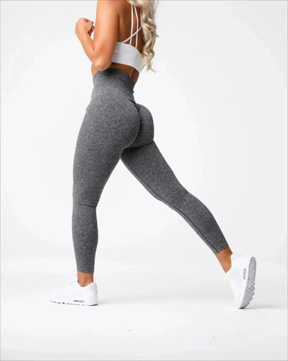 Speckled Scrunch Seamless Leggings Women Soft Workout Tights Fitness Outfits Yoga Pants Gym Wear