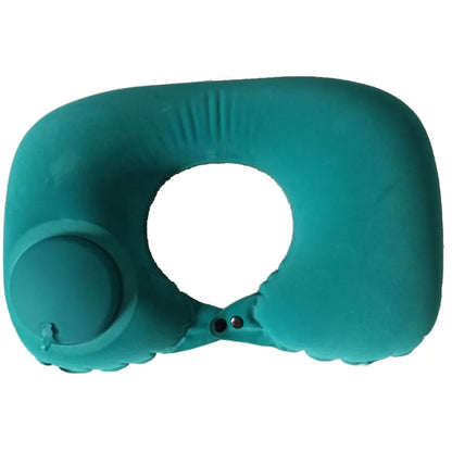 1pc Travel Pillows Airplanes Inflatable Super Light Portable Neck Pillow U-Shape Automatic Inflatable Cervical Vertebr Pillow