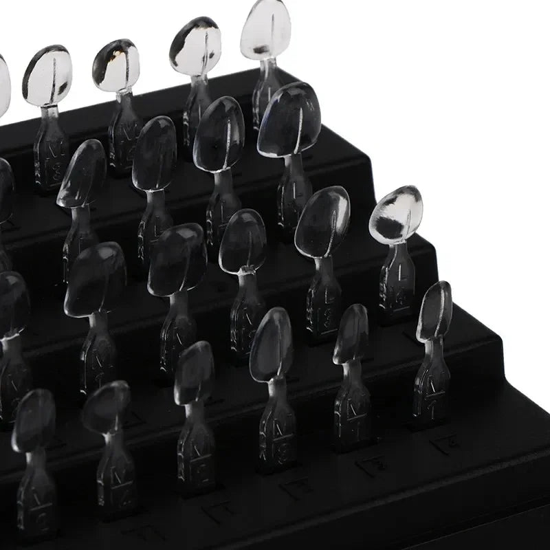 32pcs/set Dental Mould Kit For Composite Resin Veneers Light Cure Filling Anterior Front Teeth Tooth Whitening Dental Lab Tools