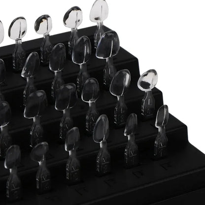 32pcs/set Dental Mould Kit For Composite Resin Veneers Light Cure Filling Anterior Front Teeth Tooth Whitening Dental Lab Tools