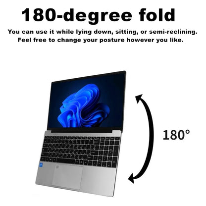 CARBAYTA 15.6" Laptop Computer Intel Celeron N5095 Notebook PC 16 32G Ram 128GB-2TB SSD Office Study PC Windows 11 1080P Laptops