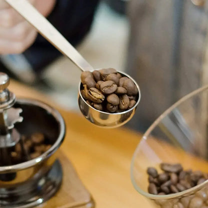 15/30ml Stainless Steel Measuring Spoon Powder Pressing Spoon Coffee Spoon with Scale Household Seasoning Spoon Measuring Spoon