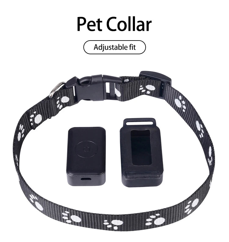 Pet Bluetooth GPS Tracker Dog Mini Tracking Movement Alert Collars Anti Lost Tracker for Cats and Puppies Remote Global Locator