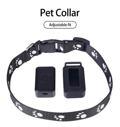 Pet Bluetooth GPS Tracker Dog Mini Tracking Movement Alert Collars Anti Lost Tracker for Cats and Puppies Remote Global Locator