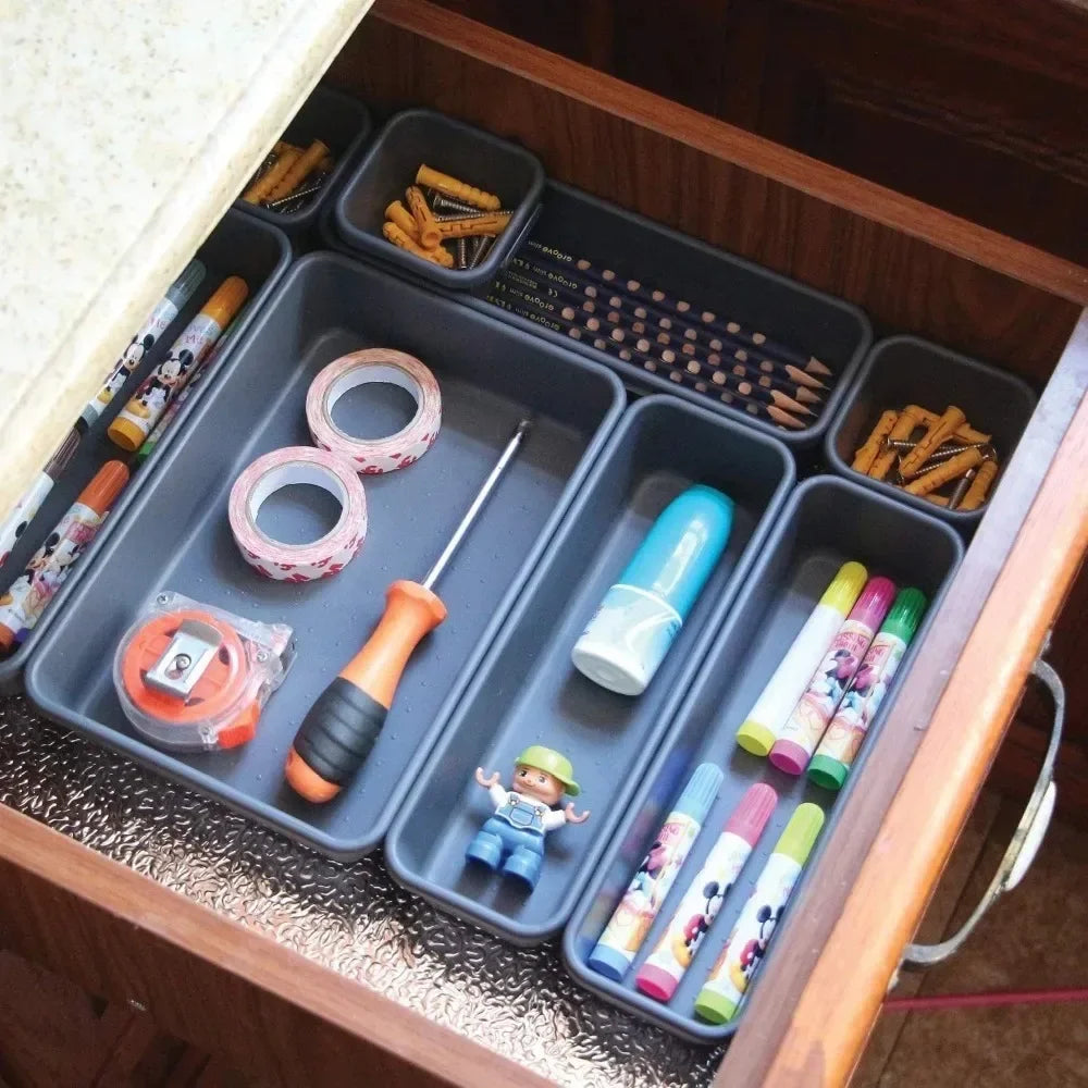Drawer Organization 8/26/47pcs Tool Tray Tool Box Organizer Tray Dividers Set Workbench Cabinet Bins Tool Chest Garage Hardware