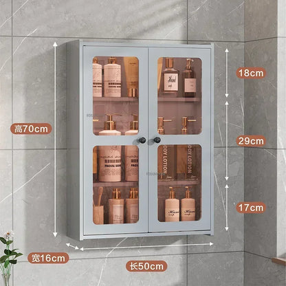 Open Cabinets Towel Cabinet Storage Bathroom Furniture Vanity Sink Narrow Double Washbasin Shelf Locker Wall Pharmacy Floor Wc