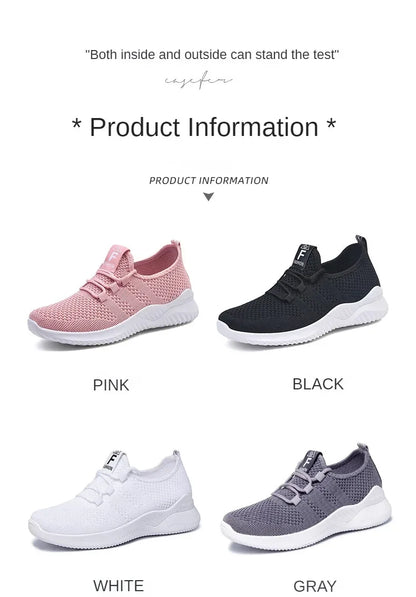 2024 Sports Running Shoes Women's Mesh Breathable Walking Women's Sports Shoes Comfortable and Fashionable Casual Sports Shoes
