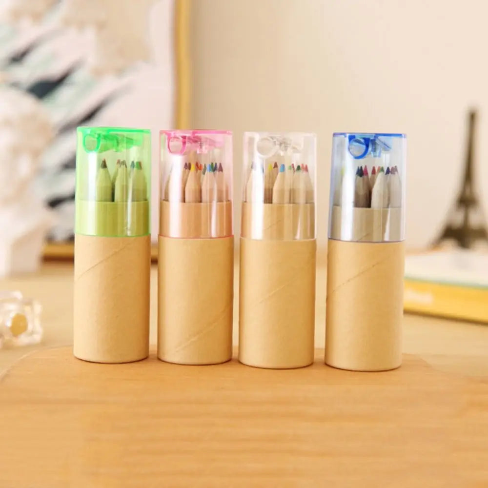 Creativity Crayon Student Pencil 12 Color Drawing Art Colored Pencil Student Stationery Portable Painting Pencil