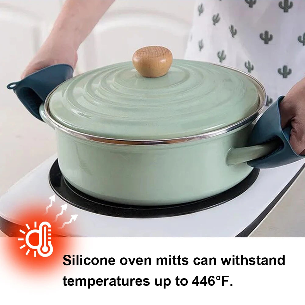 Oven Mitts Mini Oven Mitts Silicone Potholders Kitchen Mittens Pinch Mitts Kitchen Oven Gloves for Kitchen Cooking & Baking