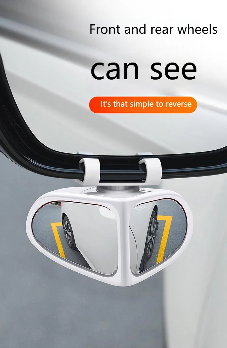 The car rearview mirror is adjustable at 360 degrees, avoiding blind spots in the field of view. Better safe driving and ensure