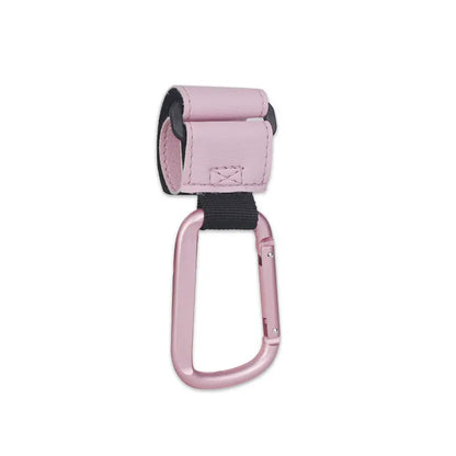 1/2pcs Baby Stroller Hooks Multifunctional Leather Aluminum Alloy Hook Portable Infant Carriage Hook Stroller Accessories