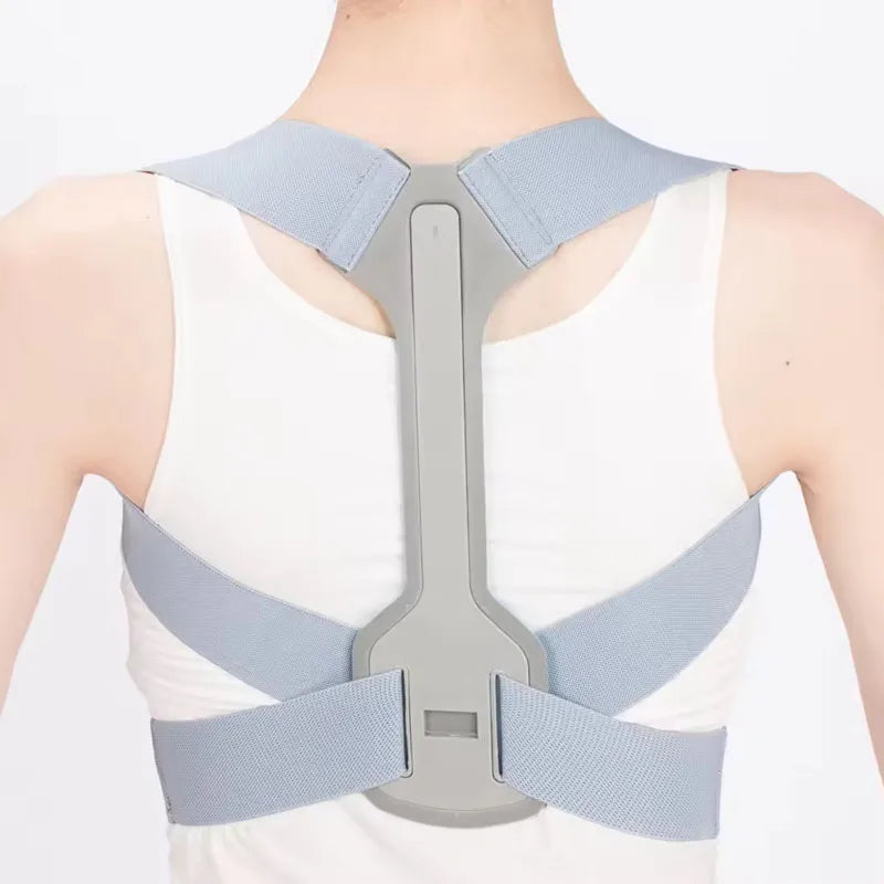 Adjustable Back Brace for Both Male and Female Use in Posture Correction to Prevent Hunchback in Aitting Posture