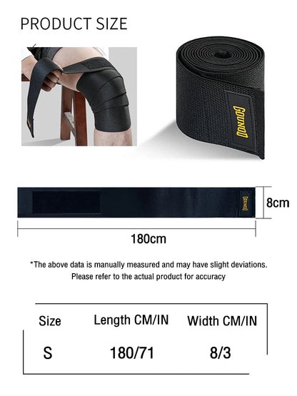 Knee Pads Sports Elastic Wrap Kneepad Support for Gym FitnessSquats Exercise Knees Protect  & Elbow Pads Braces【1PC】