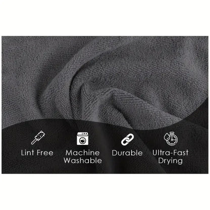 Thicken Microfiber Cleaning Cloths Lint Free Microfiber Cleaning Towel Cloths Reusable Cleaning Towels Absorbent for Car Window