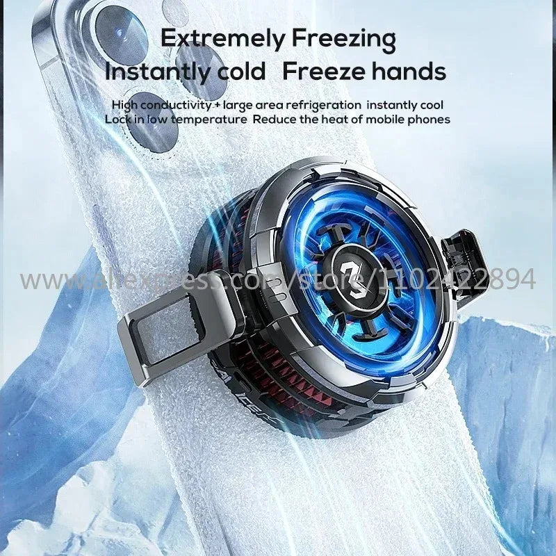 MEMO CX08, 2 in 1 Thermoelectric Phone Cooler and Wireless Charger, Semiconductor-Based, for iPhone & Android Phones