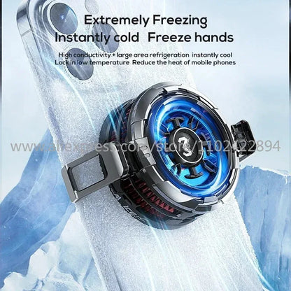 MEMO CX08, 2 in 1 Thermoelectric Phone Cooler and Wireless Charger, Semiconductor-Based, for iPhone & Android Phones