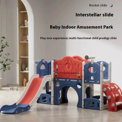 Children's Slide Outdoor Indoor Domestic Baby Sports Three-in-one Slide Swing Family Multifunction Amusement Park Toys Slide