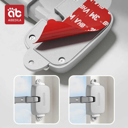 AIBEDILA Window safety door lock buckle childen protection high-rise anti fall windproof fixed limiter for window opening