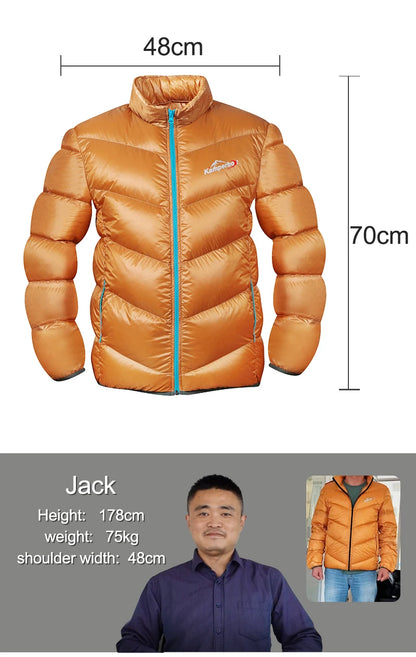 Kamperbox Down Jacket hot Men Goose Down jacket men Thermal jacket down jacket men's  camping equipment