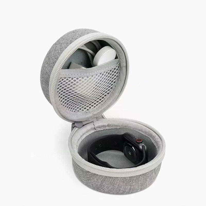 EVA Single Watch Travel Case Portable Storage Organizer Shock-Resistant Waterproof Smartwatches Zippered Container Box
