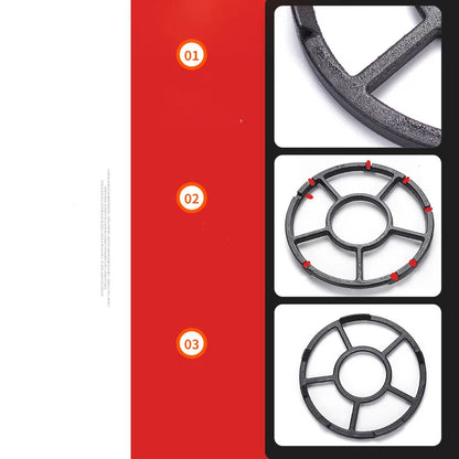 Iron Cookware Stove Top Heat Diffsuser Iron Gas Stove Cooker Ring Reducer For Coffee Maker Shelf Cast Iron Practical Accessories