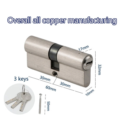 Indoor bedroom doors and windows 60 70 80 mm lock cylinder Smart door locks Electronic lock House door locks