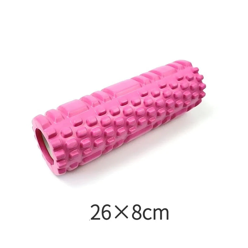 1pc Foam Massage Roller, Hollow Yoga Column Fitness Equipment for Muscle Massage, Physiotherapy and Sports Rehabilitation Rolle