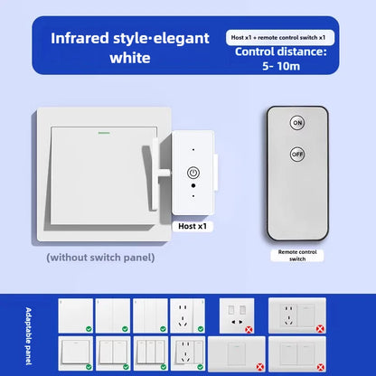 Smart Wireless Light Switch Remote Control for Bedroom/Lazy People, Auto On/Off, Smart Home Device